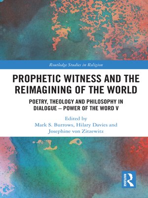 cover image of Prophetic Witness and the Reimagining of the World